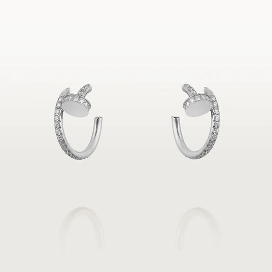[LuckyStar]JUSTE OHRRINGE 12,75MM SILBER DIAMANT