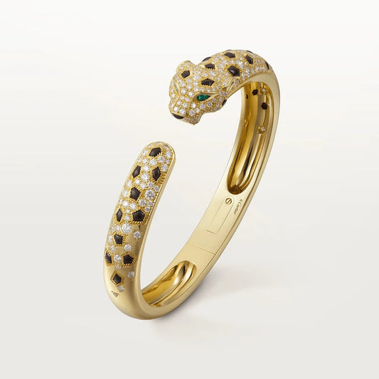[LuckyStar] PANTHERE GROSSES ARMBAND MIT DIAMANTEN