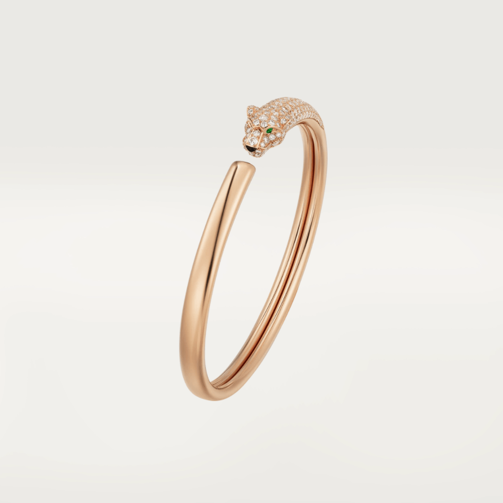 [LuckyStar] PANTHERE ROSÉGOLD DIAMANT OFFENES ARMBAND