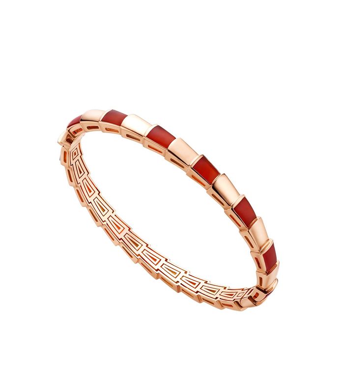 [LuckyStar]SERPENTI ARMBAND ROTGOLD RUBELLIT