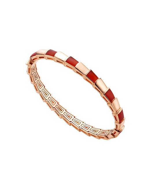 [LuckyStar]SERPENTI ARMBAND ROTGOLD RUBELLIT