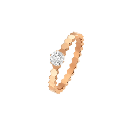 [LuckyStar] BIENENLIEBESRING ROTGOLD 1 DIAMANT
