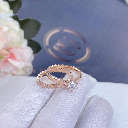 [LuckyStar] BIENENLIEBE RING ROTGOLD DIAMANT