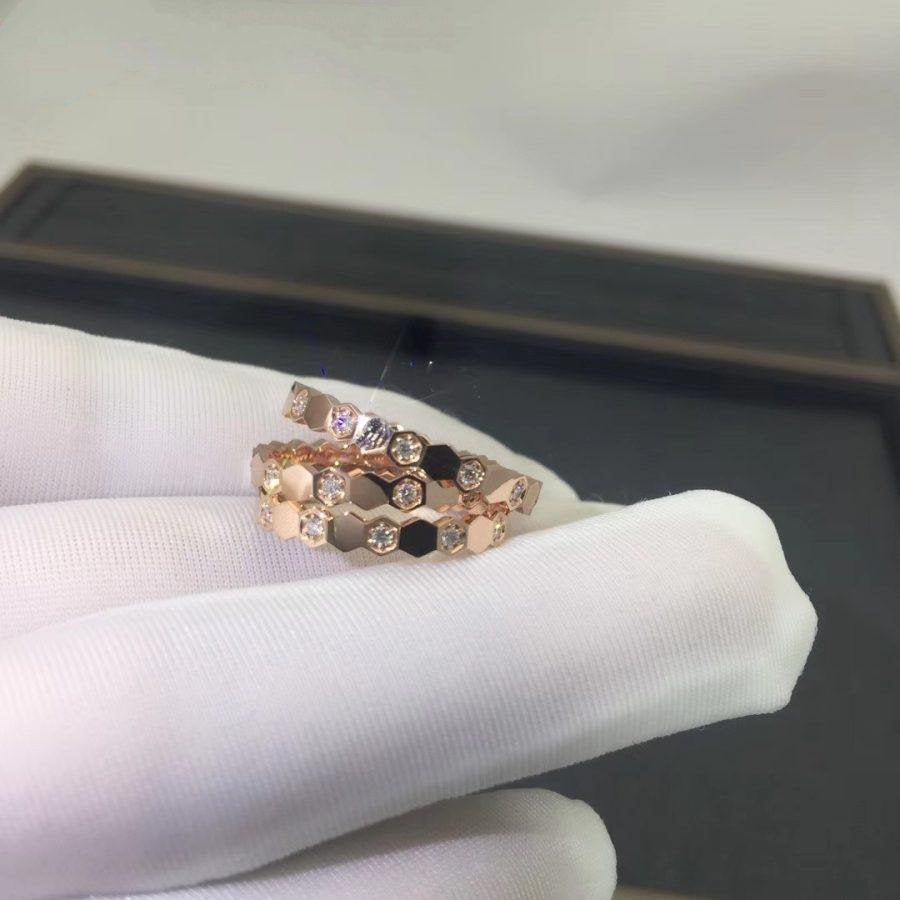 [LuckyStar] BIENENLIEBE RING ROTGOLD DIAMANT