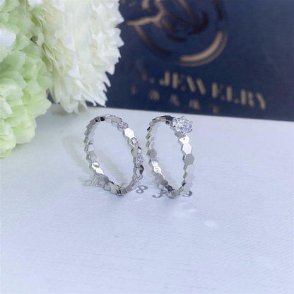 [LuckyStar] BIENENLIEBESRING SILBER 1 DIAMANT