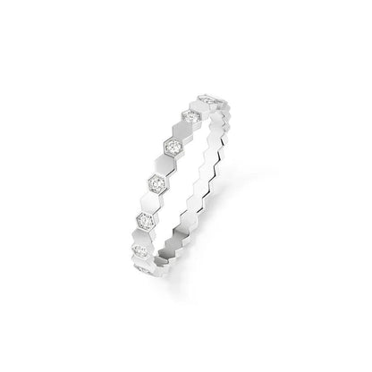 [LuckyStar] BIENENLIEBESRING SILBER DIAMANT