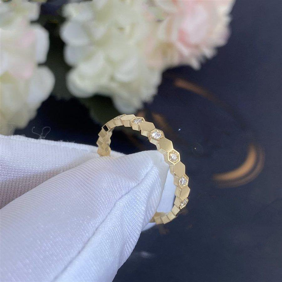 [LuckyStar] BIENENLIEBESRING GOLD DIAMANT