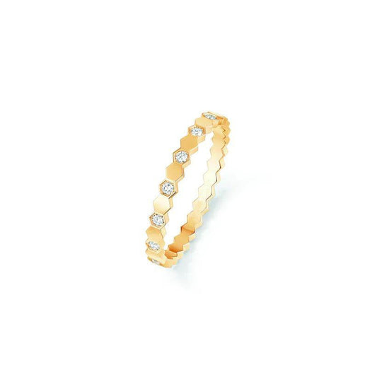 [LuckyStar] BIENENLIEBESRING GOLD DIAMANT