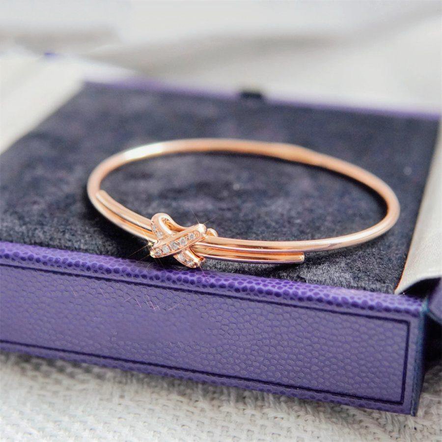 [LuckyStar]JEUX DE ARMBAND ROSA GOLD DIAMANTEN
