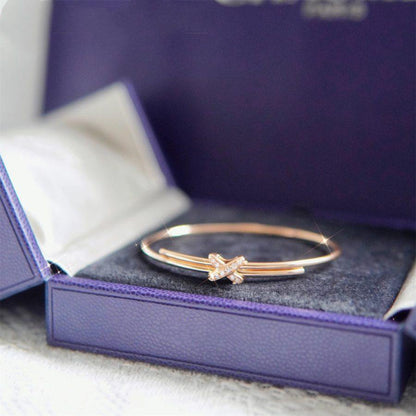 [LuckyStar]JEUX DE ARMBAND ROSA GOLD DIAMANTEN