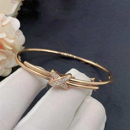 [LuckyStar]JEUX DE ARMBAND ROSA GOLD DIAMANTEN