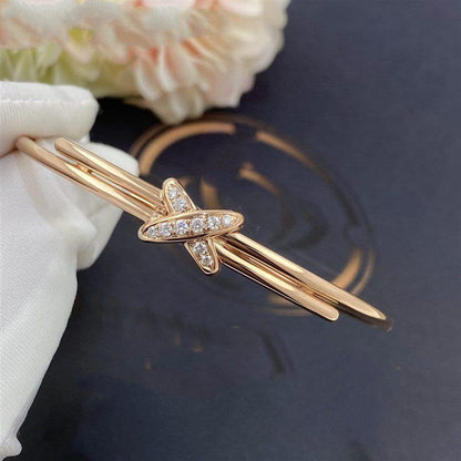 [LuckyStar]JEUX DE ARMBAND ROSA GOLD DIAMANTEN