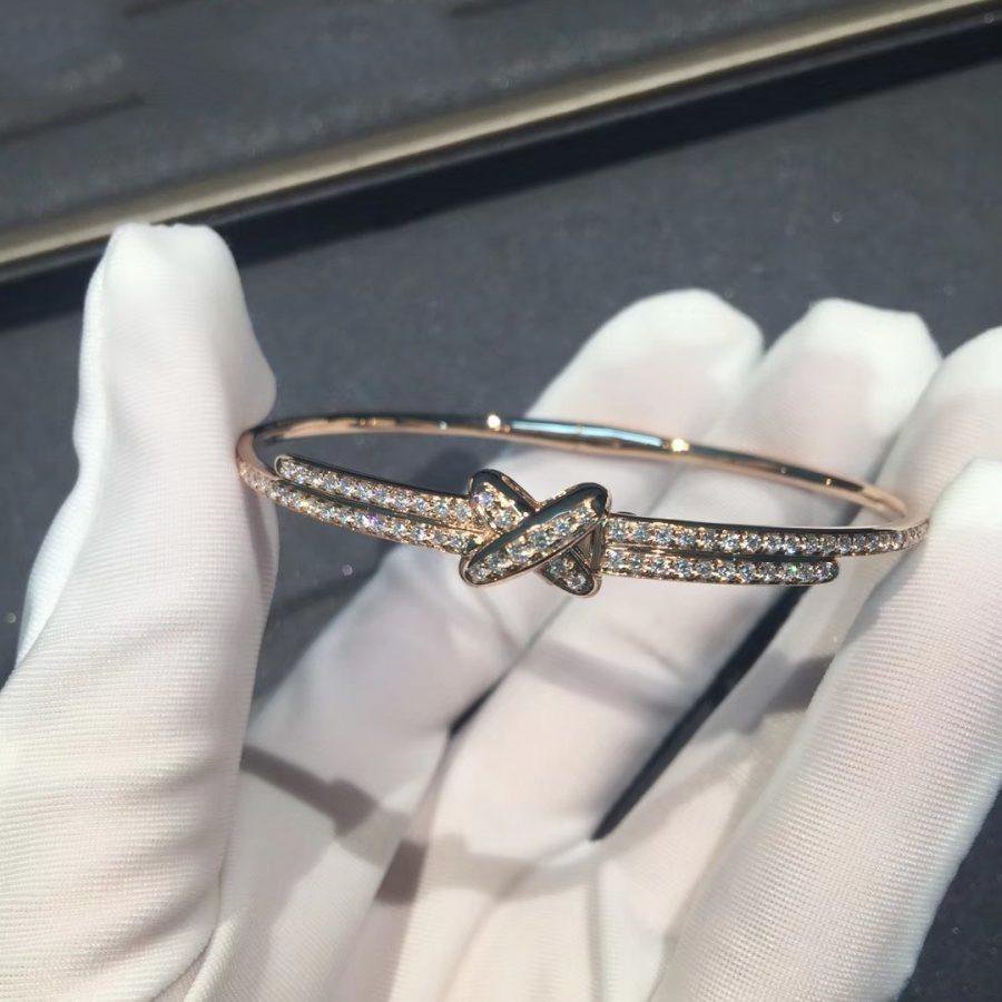 [LuckyStar]JEUX DE ARMBAND DIAMANTEN ROSA GOLD