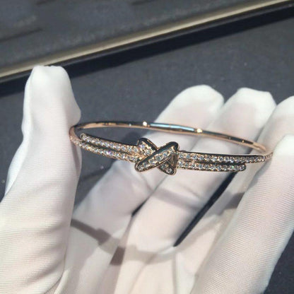 [LuckyStar]JEUX DE ARMBAND DIAMANTEN ROSA GOLD