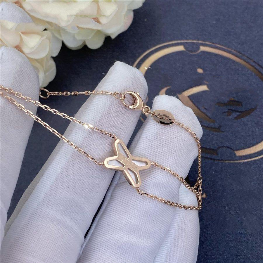 [LuckyStar]JEUX ARMBAND WEISSES MOP ROSÉGOLD 1 DIAMANT