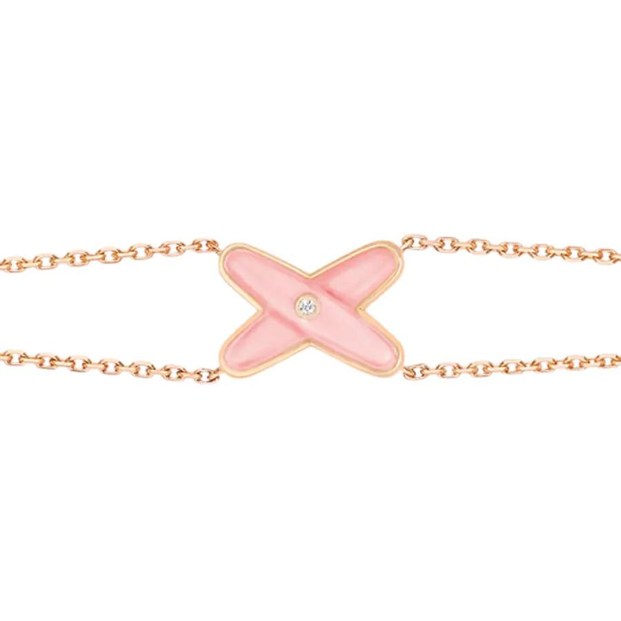 [LuckyStar]JEUX ARMBAND ROSA MOP ROSA GOLD 1 DIAMANT