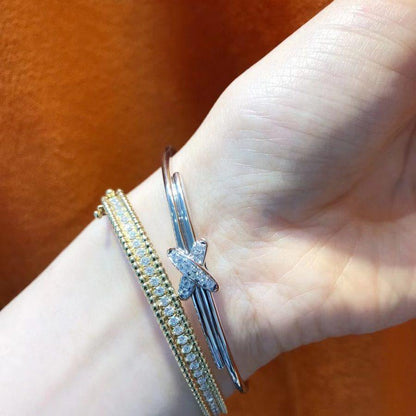 [LuckyStar]JEUX DE ARMBAND SILBER DIAMANTEN