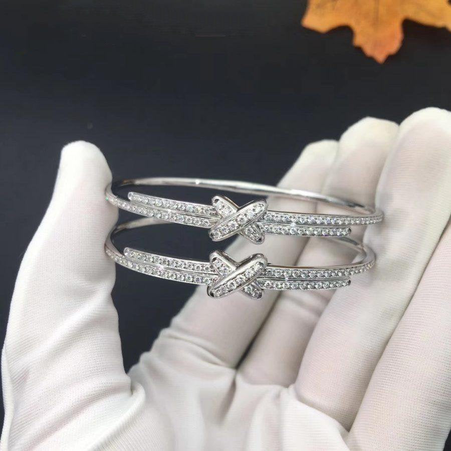 [LuckyStar]JEUX DE ARMBAND DIAMANTEN SILBER