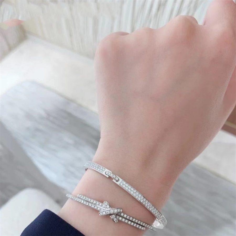 [LuckyStar]JEUX DE ARMBAND DIAMANTEN SILBER