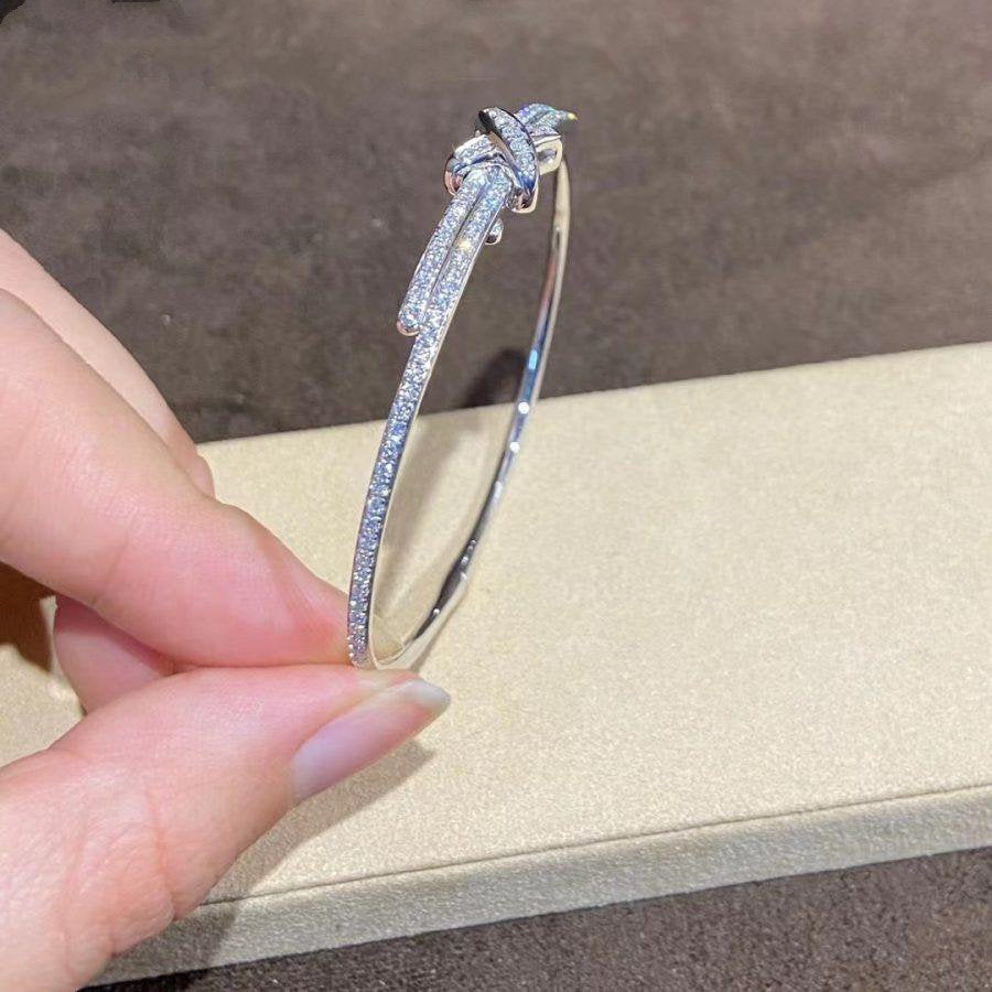 [LuckyStar]JEUX DE ARMBAND DIAMANTEN SILBER