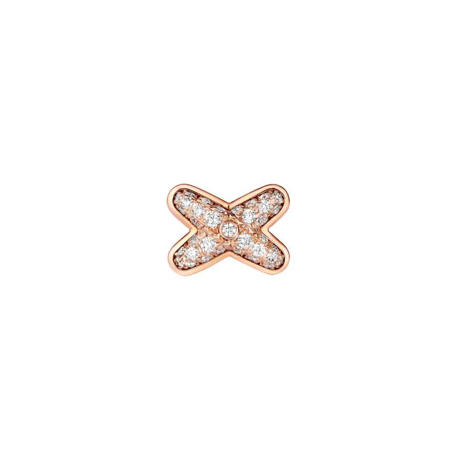 [LuckyStar]JEUX DE PINK GOLD DIAMANT OHRRINGE