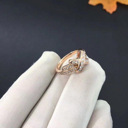 [LuckyStar]JEUX DE RING ROSA GOLD DIAMOND