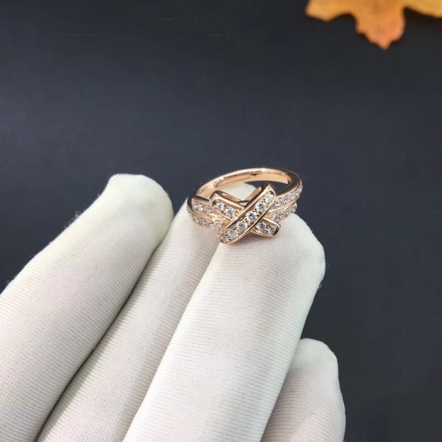 [LuckyStar]JEUX DE RING ROSA GOLD DIAMOND