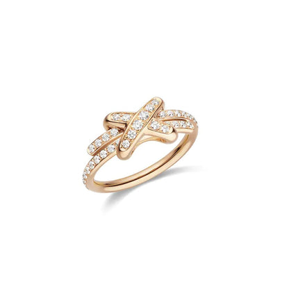 [LuckyStar]JEUX DE RING ROSA GOLD DIAMOND