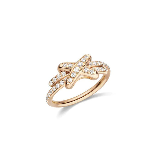 [LuckyStar]JEUX DE RING ROSA GOLD DIAMOND