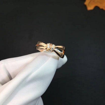 [LuckyStar]LIENS RING ROTGOLD DIAMANT