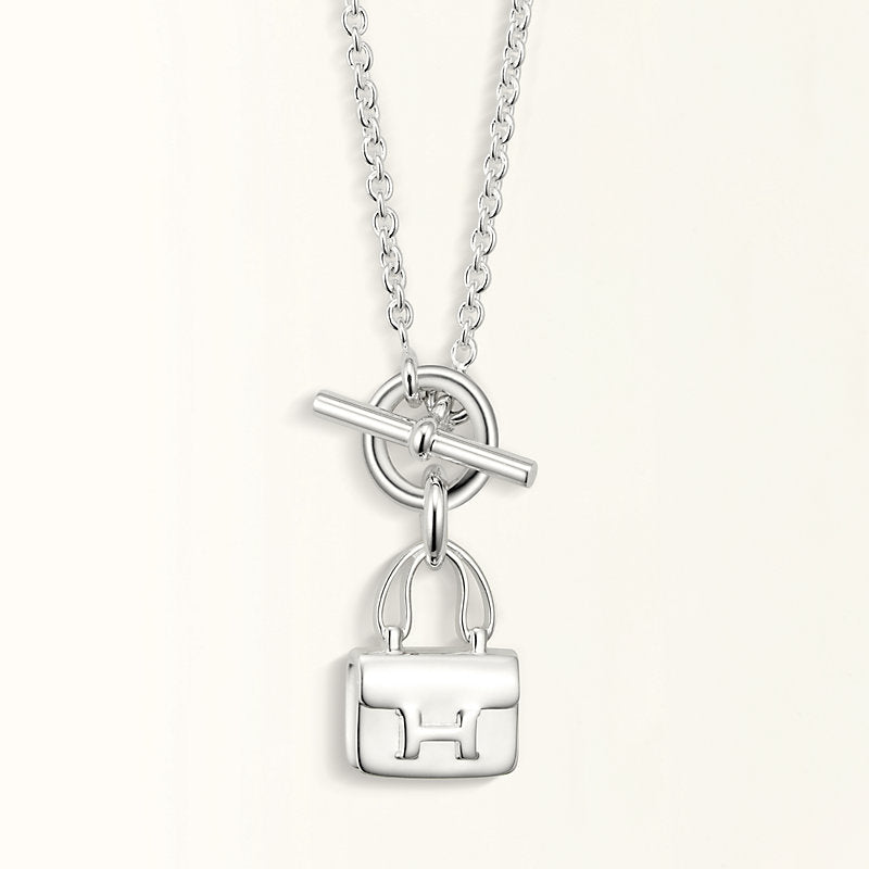 [LuckyStar] POP ​​H ANHÄNGER SILBER HALSKETTE