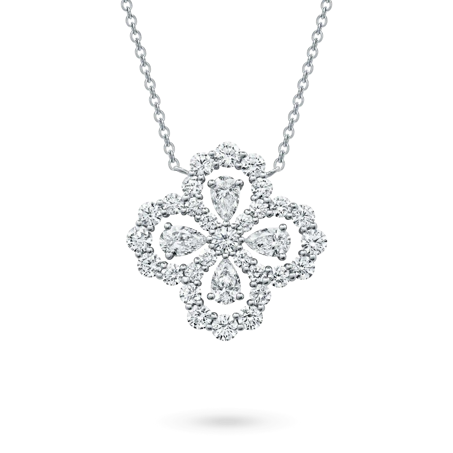 [LuckyStar] LOOP HALSKETTE VOLLMOTIV DIAMANT 16MM MEHRERE FARBEN