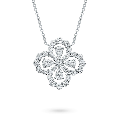 [LuckyStar] LOOP HALSKETTE VOLLMOTIV DIAMANT 16MM MEHRERE FARBEN