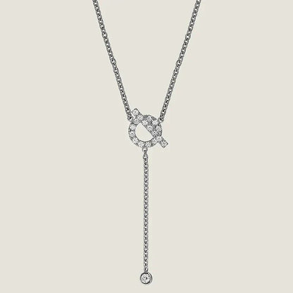 [LuckyStar]FINESSE SILBER DIAMANT HALSKETTE