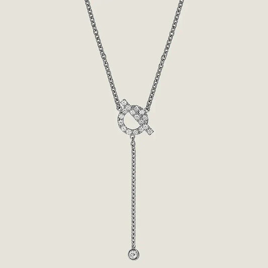 [LuckyStar]FINESSE SILBER DIAMANT HALSKETTE