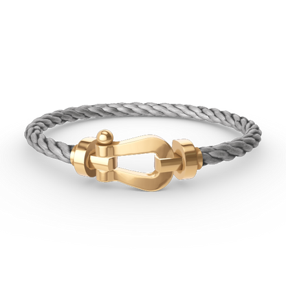 [LuckyStar]FORCE GROSSES HUFEISENARMBAND OHNE DIAMANT GOLD