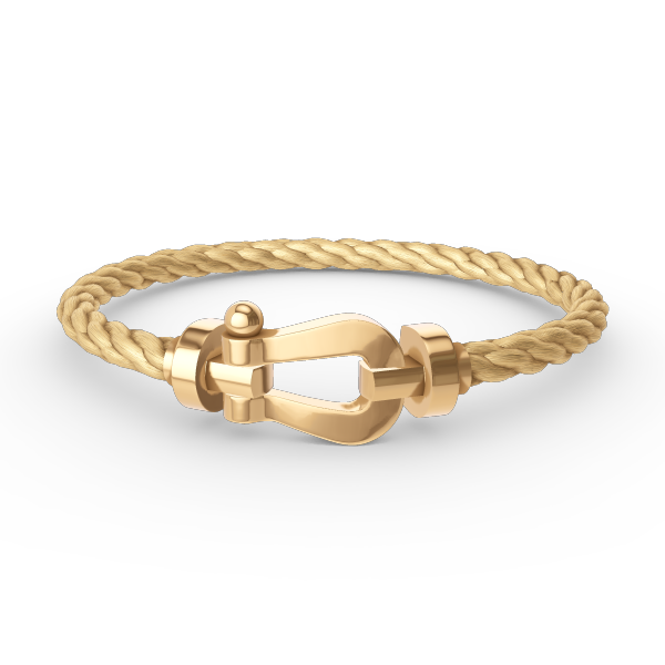 [LuckyStar]FORCE GROSSES HUFEISENARMBAND OHNE DIAMANT GOLD