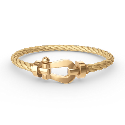 [LuckyStar]FORCE GROSSES HUFEISENARMBAND OHNE DIAMANT GOLD