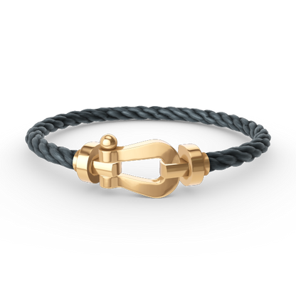 [LuckyStar]FORCE GROSSES HUFEISENARMBAND OHNE DIAMANT GOLD