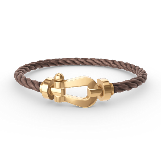 [LuckyStar]FORCE GROSSES HUFEISENARMBAND OHNE DIAMANT GOLD