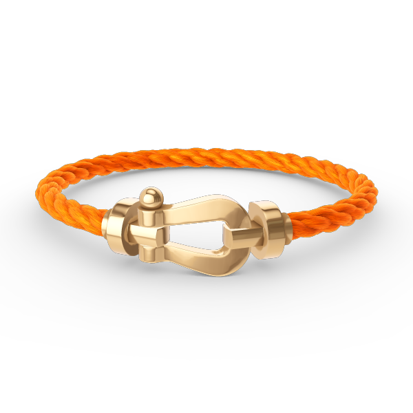 [LuckyStar]FORCE GROSSES HUFEISENARMBAND OHNE DIAMANT GOLD