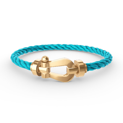 [LuckyStar]FORCE GROSSES HUFEISENARMBAND OHNE DIAMANT GOLD
