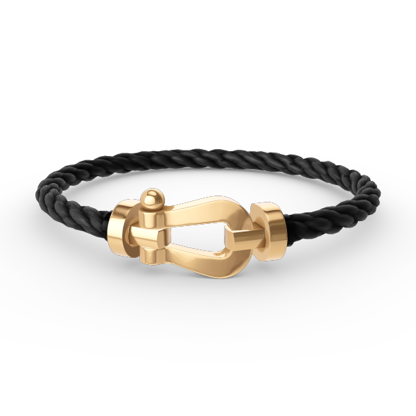 [LuckyStar]FORCE GROSSES HUFEISENARMBAND OHNE DIAMANT GOLD