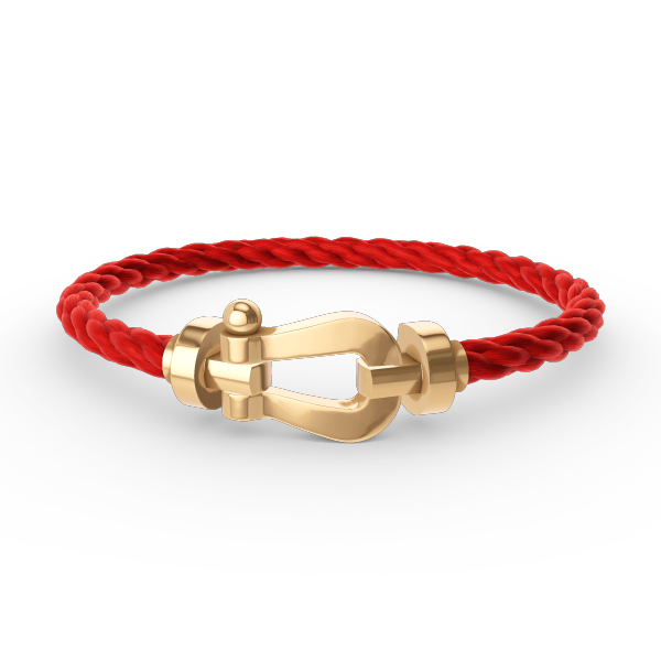 [LuckyStar]FORCE GROSSES HUFEISENARMBAND OHNE DIAMANT GOLD