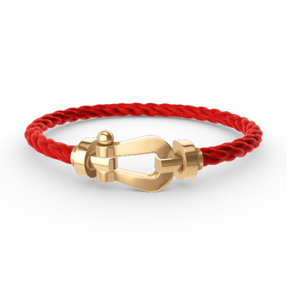 [LuckyStar]FORCE GROSSES HUFEISENARMBAND OHNE DIAMANT GOLD