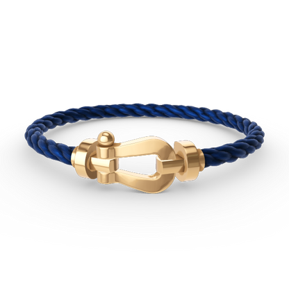 [LuckyStar]FORCE GROSSES HUFEISENARMBAND OHNE DIAMANT GOLD