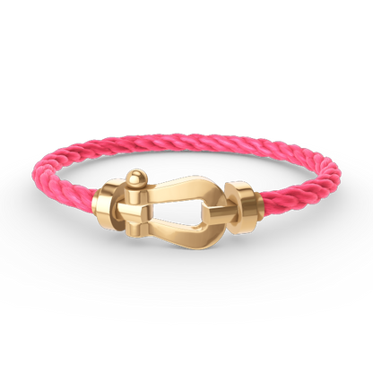 [LuckyStar]FORCE GROSSES HUFEISENARMBAND OHNE DIAMANT GOLD