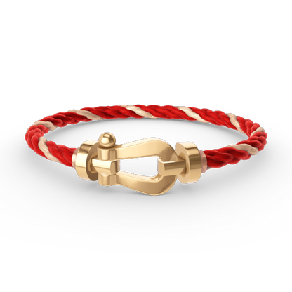 [LuckyStar]FORCE GROSSES HUFEISENARMBAND OHNE DIAMANT GOLD
