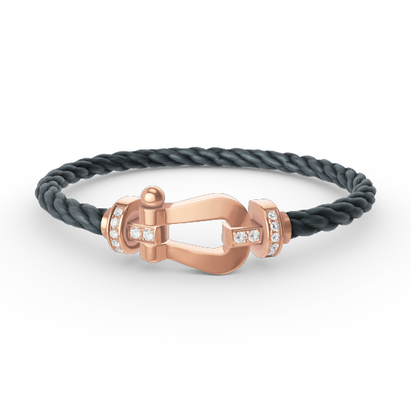[LuckyStar]FORCE GROSSES HUFEISEN-HALBDIAMANTARMBAND ROSÉGOLD