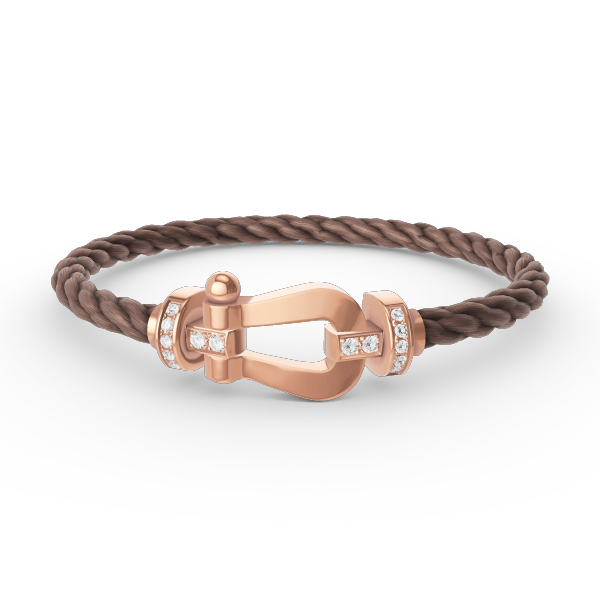 [LuckyStar]FORCE GROSSES HUFEISEN-HALBDIAMANTARMBAND ROSÉGOLD